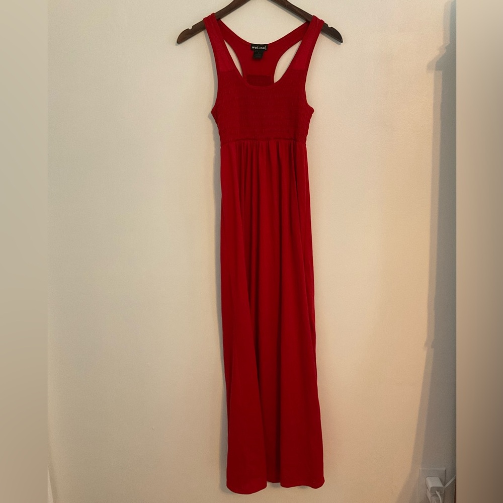 Wet Seal Red Racerback maxi dress